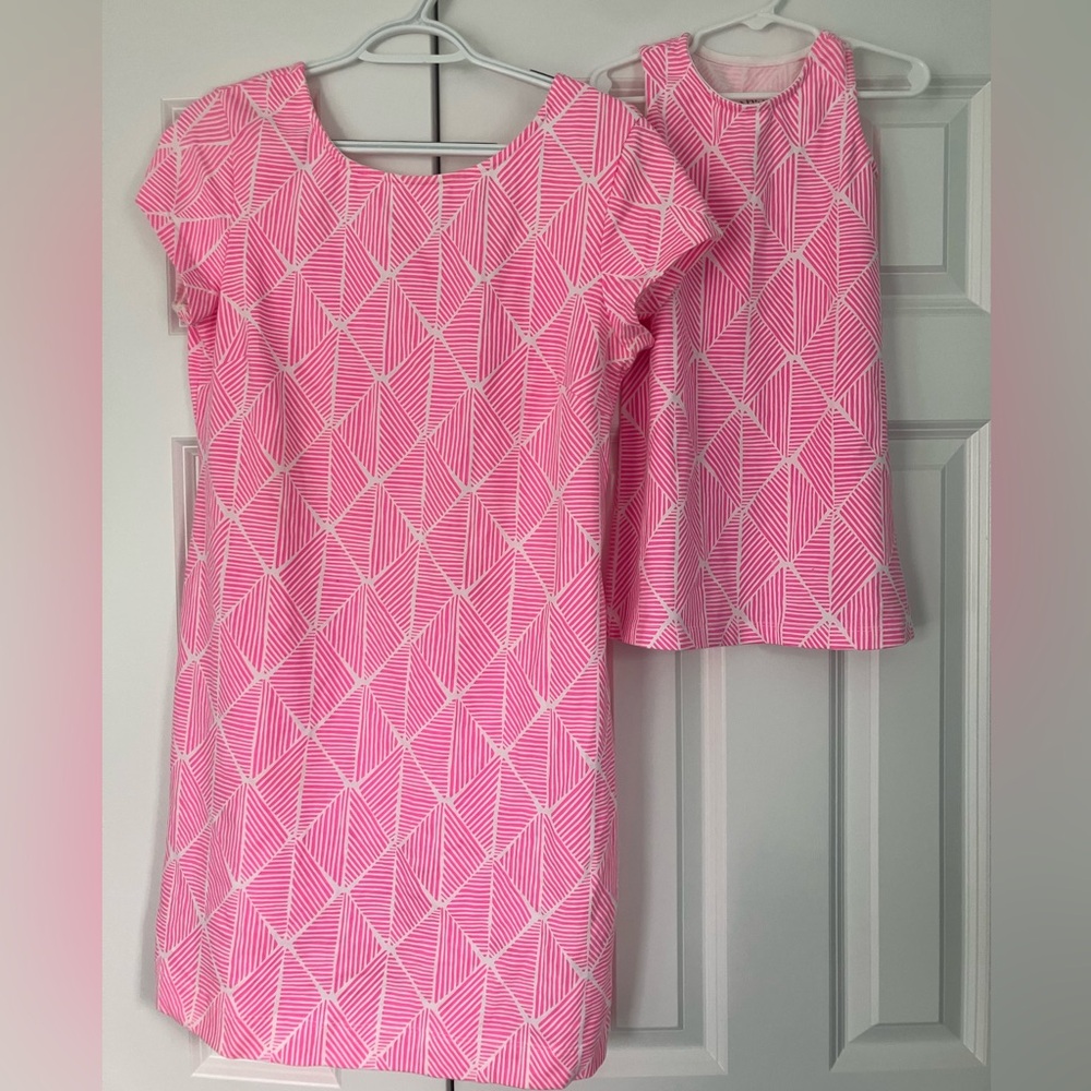 Mahi Gold Mama and Me Matching dresses
Women’s: Size Large 
Girls Size: 4